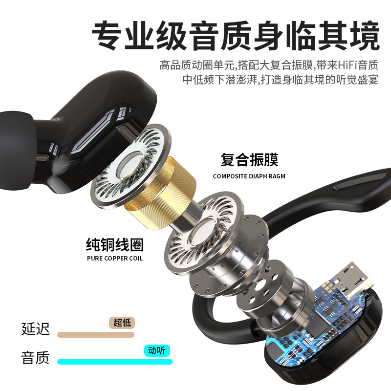 Thứ tự cross-b Order S10 kết nối tai nghe đến trái tim, một tai chạy riêng cho bộ tai nghe Bluetooth