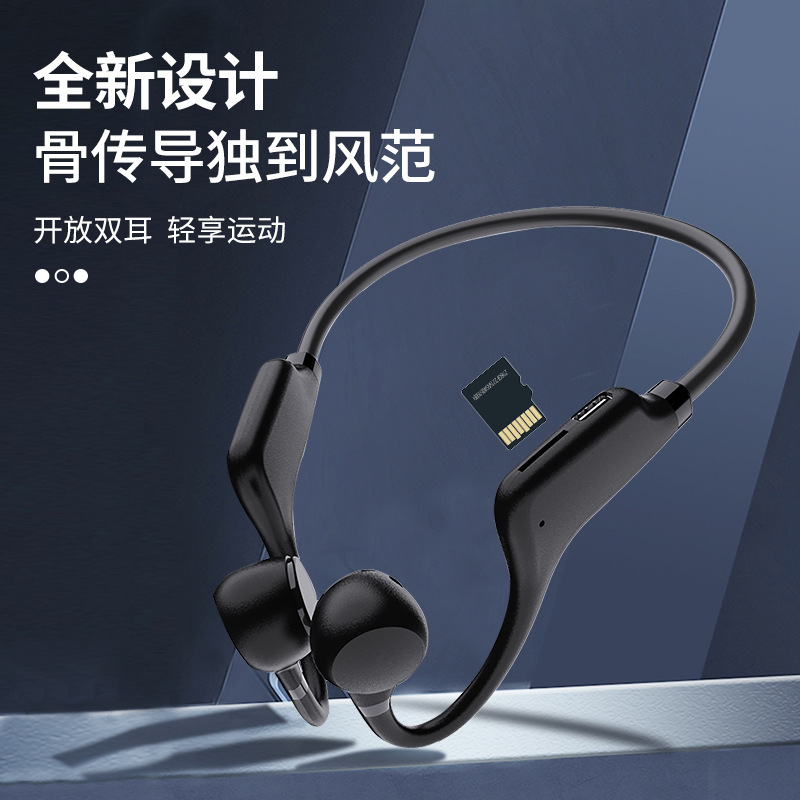 Tai nghe không dây X1 Foreign Trade Live Airbone Conductor không cần tai, không dây cắm vào tai nghe Carantooth