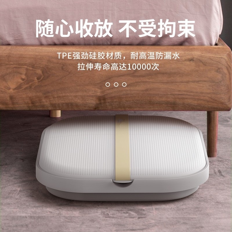 摺疊泡腳桶電動按摩加熱恆溫家用全自動足浴盆便攜摺疊足浴桶洗腳