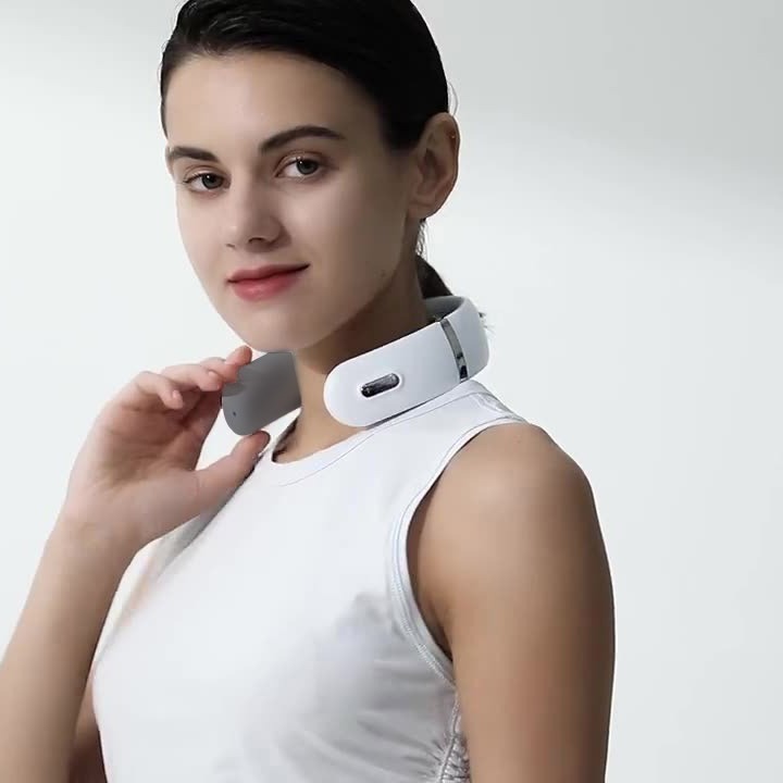 The chilan vertebrae neck massager, the ms neck pulser, heated the shoulder neck festivities.