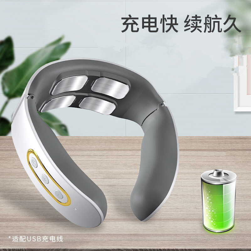 廠家批發貼牌定製智能護頸儀頸椎按摩器 家用電磁脈衝頸椎理療儀