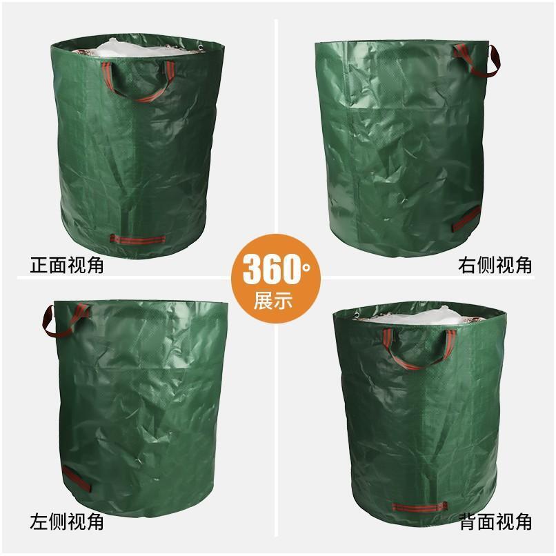 Hoa quả 282 lít lá cây siêu cũ, và những túi cây trồng trong vườn chống nước.