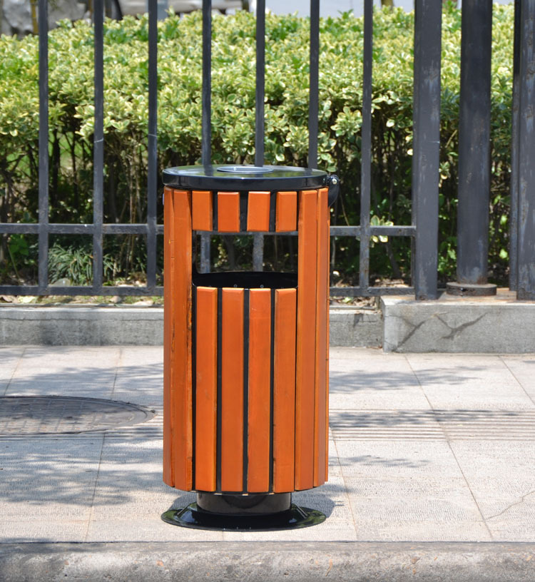 Direct sale, steel wood, outdoor waste bins, bins, bins.