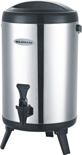 The whole stainless steel bubbles two layers of fresh milk and tea buckets with no electric buckets and 8L capacity.