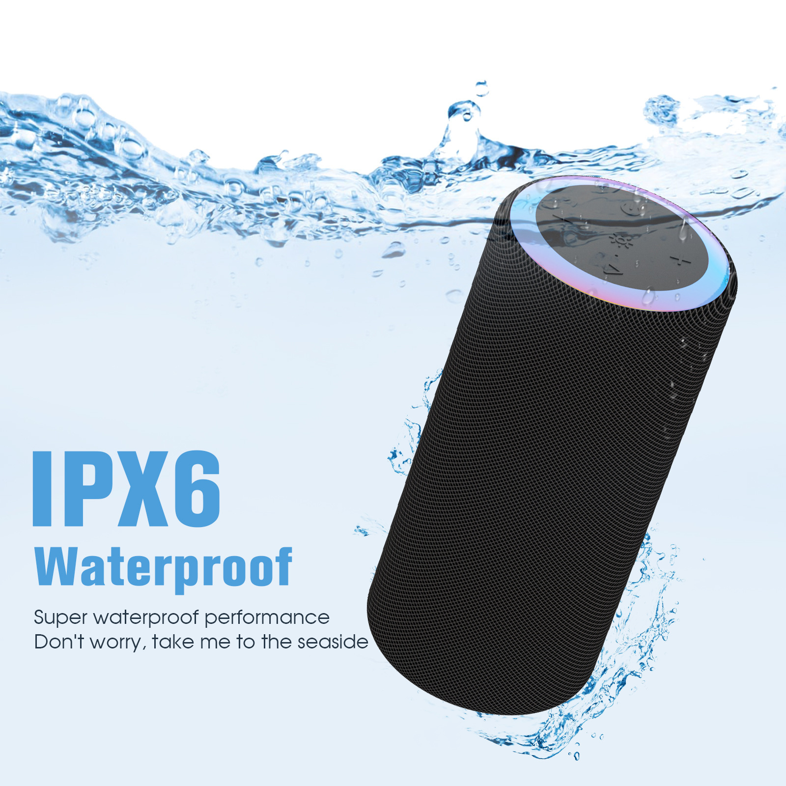 Âm thanh máy tính để bàn di động từ hộp âm thanh bluetooth chống thấm nước ngoài trời mini-blue-tooth bass-collets