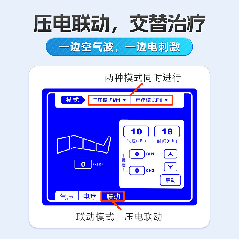 Sóng Long nhất của Jay Air Therapy YZ-2311 SE bị chứng teo cơ đột quỵ.