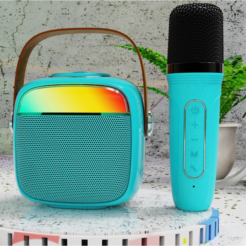Trực tiếp bán răng xanh mini, loa K-line một lần, KTV xách tay.