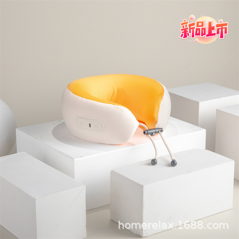 The U-style massage parlour vertebrae car carrying a massage pillow trip can be delivered in one hand.