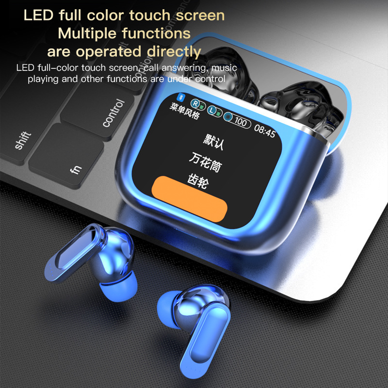 Tai nghe Bluetooth A9pro Full Color Touch V20 ANC Active Noise Reduction Band to V8 Bluetooth Headphone Crossborder