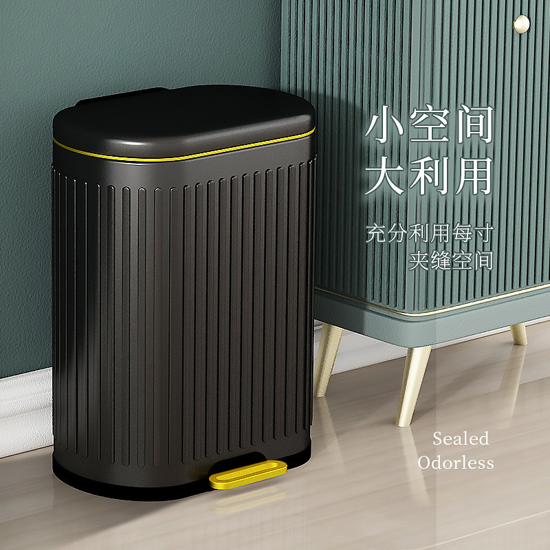 Gia đình lớn có thể mở nhà vệ sinh với thùng rác nhỏ