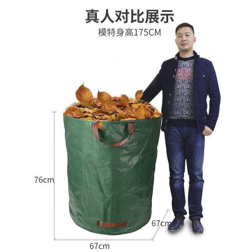 Hoa quả 282 lít lá cây siêu cũ, và những túi cây trồng trong vườn chống nước.