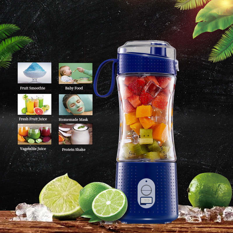 Một máy nước trái cây nhỏ ở nhà cho máy sản xuất đồ ăn vặt Amazon, cốc nước ép điện xách tay.
