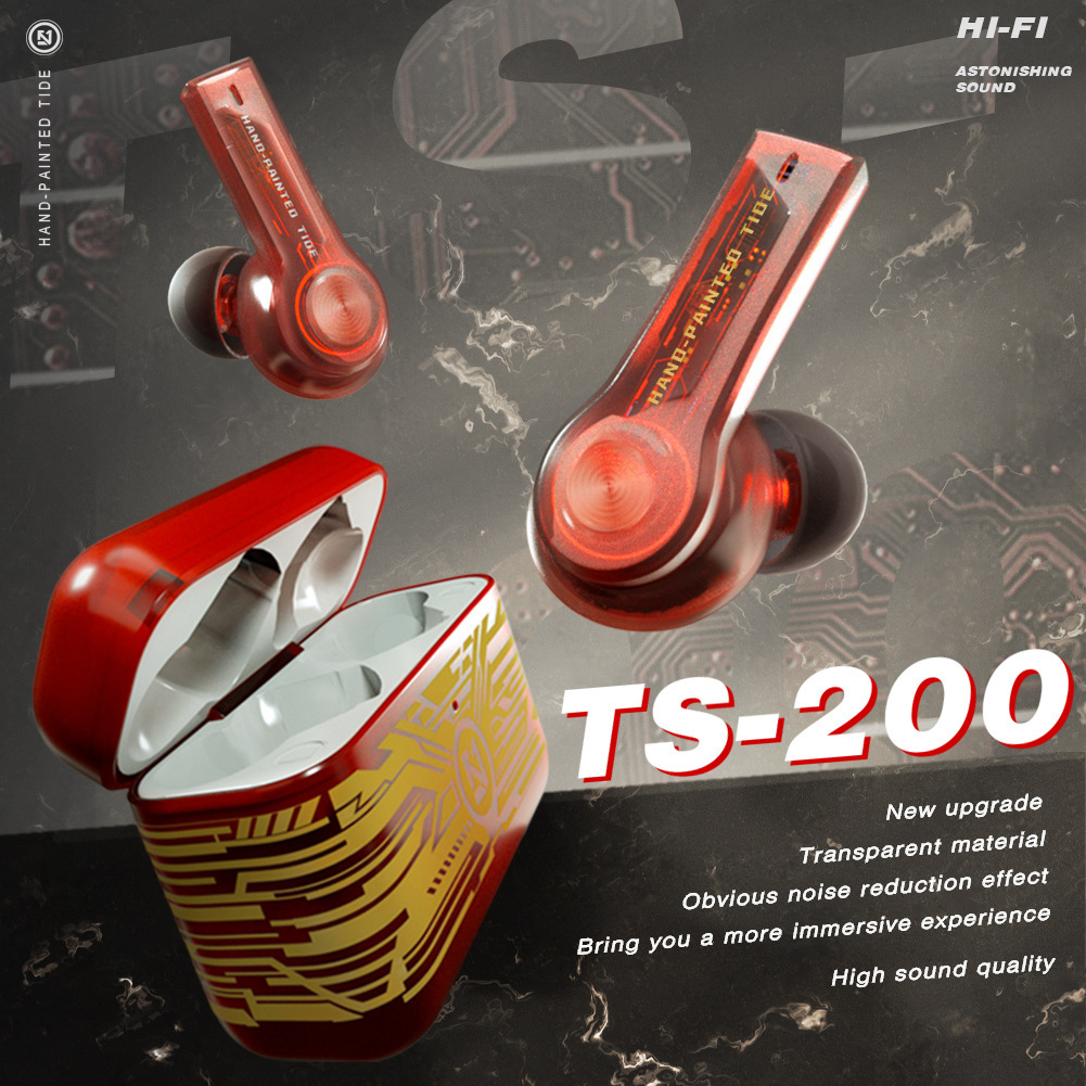 Sắp xếp qua các TS-200 bộ tai không dây để kết nối đến máy nghe video của cha mẹ