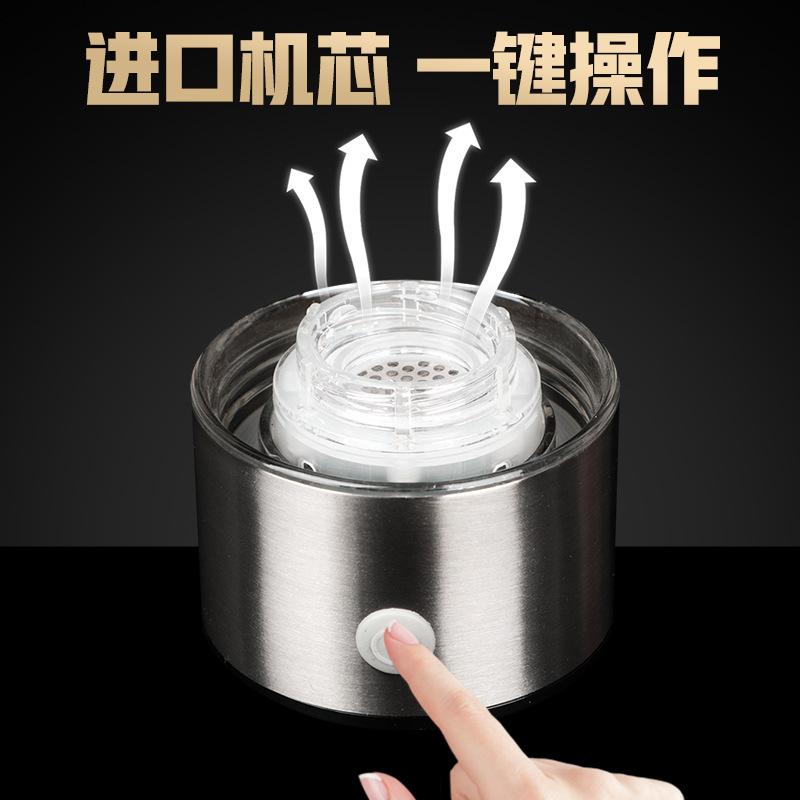 Ly nước giàu hydro của thực vật với các ly nước giàu hydro.