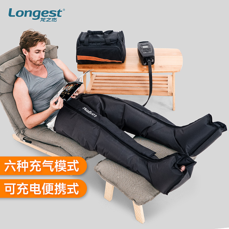 Dragon's air-wave pressure cycle plastic blood circulation machine lymphoma massage on the leg