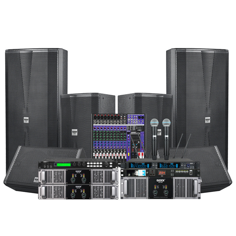 GODI Double 15-inch full-time stereo set, a major outdoor wedding show full of KT V.