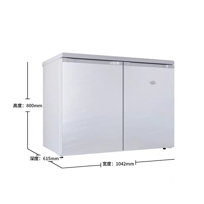 Nhốt một tủ lạnh lạnh lẽo, lạnh lẽo, gió lạnh lẽo, tủ đồ hai cửa, một nguồn rất mỏng.