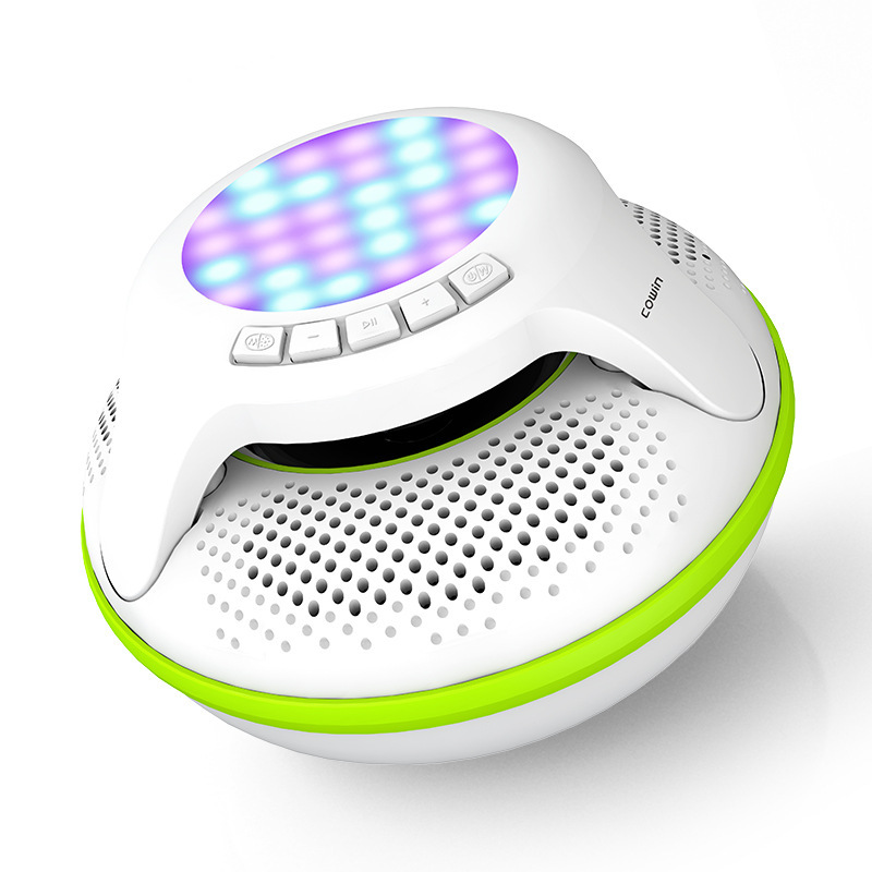 IPX 7-water-free bluetooth-box minisonics with stereo-low-sounded outdoor lights for children.