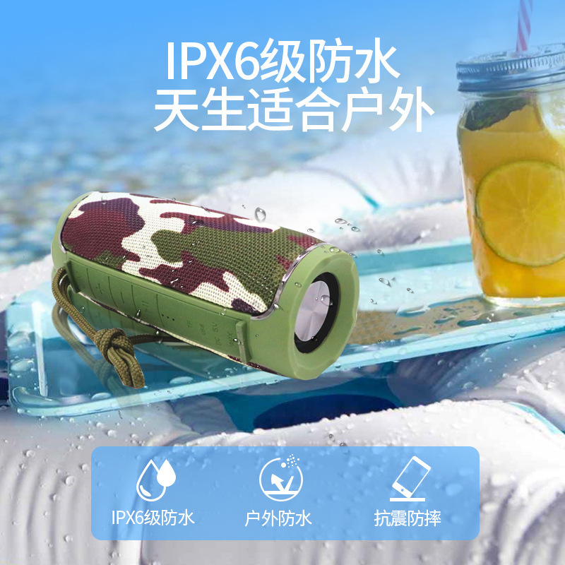 Thương mại nước ngoài mới không dây Bluetooth Soundbox ngoài trời Plug-Blow Gun Splash-Battered Mini-Symphony