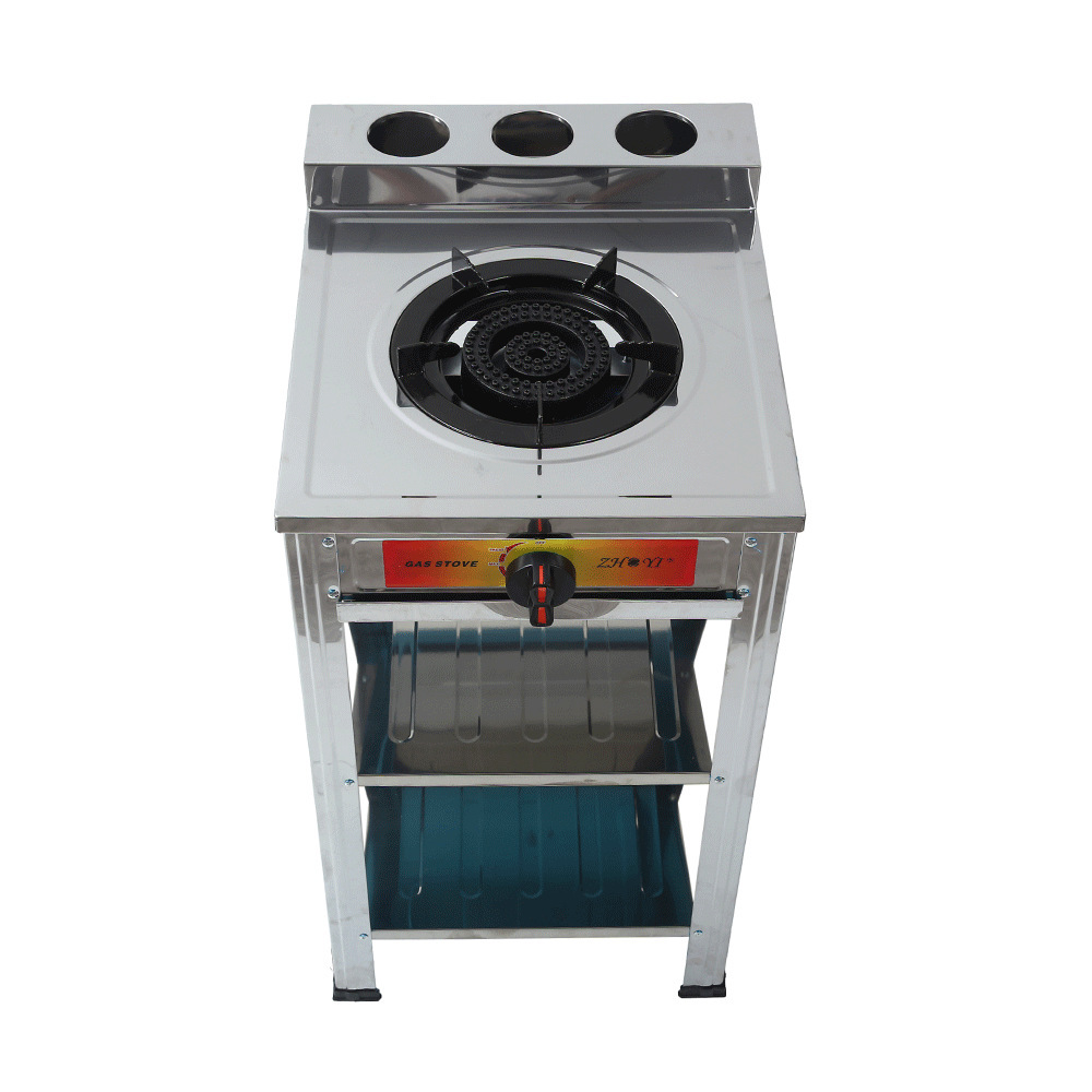 Cross-border double-cast iron-skinned steel front gas liquid gas stoves and gas stoves established