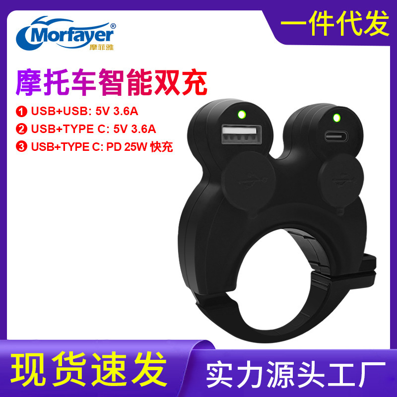 Tội tăng gấp đôi của U.S.B. TYPE C sạc cảnh sát 25W.