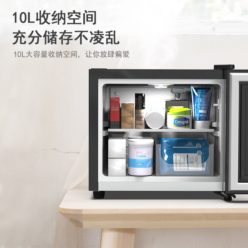 Cái tủ lạnh nhỏ 10L cho tủ lạnh của khách sạnuda.