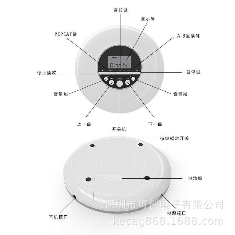 โปรแกรมเล่นซีดีได้เรียนรู้จากอัลบั้มเพลง MP3 ขนาดเล็กแบบพกพา