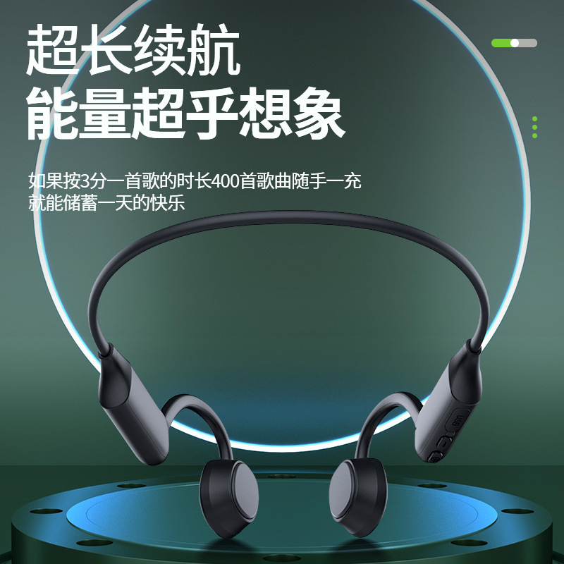 Điều khiển xương Tai nghe, 2023 chuyển động không dây mới, nút tai mở.