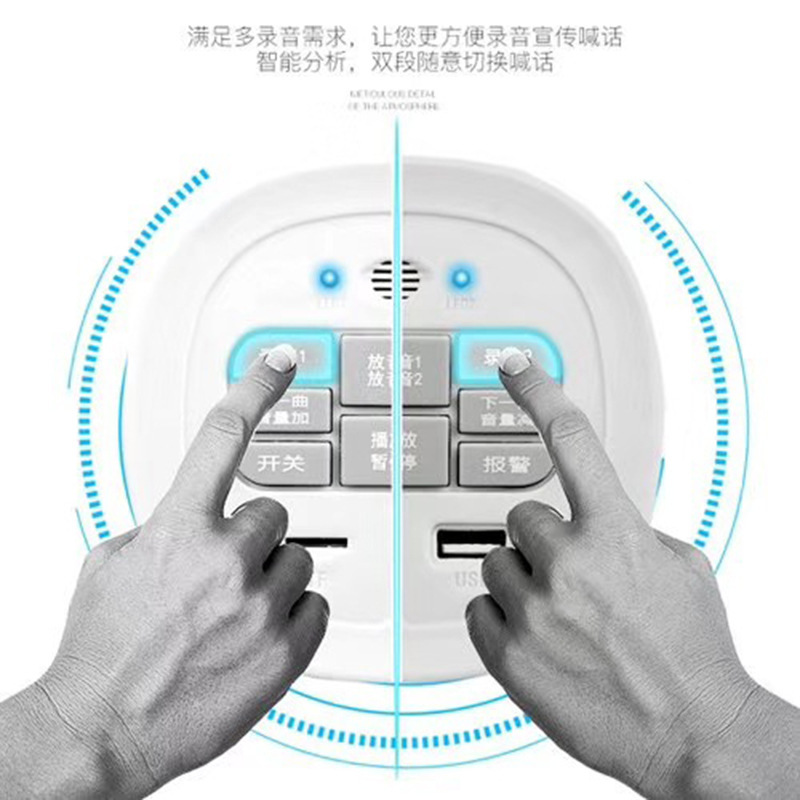 เครื่องขยายเสียงรุ่นใหม่ รุ่นที่ 12V มีเสียงเรียกขนาดใหญ่ มีปลั๊กแตรอยู่ในไดรฟ์