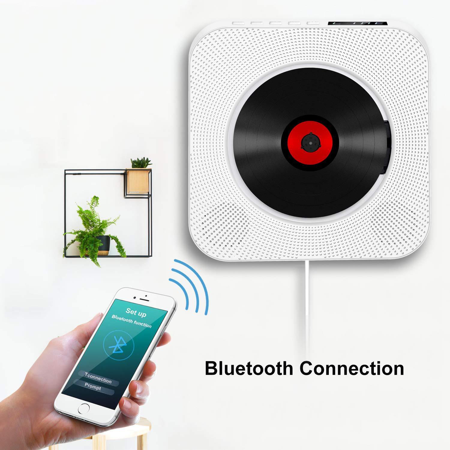 초세대 Bluetooth CD 플레이어는 영어를 듣는 휴대용 CD 플레이어