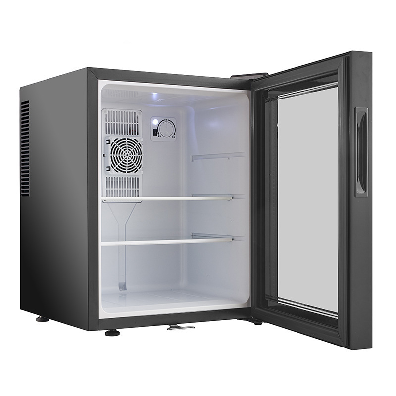 40L Hotel Room Refrigerator, supporting logo customisation, colour customisation, paper-based storage and delivery.