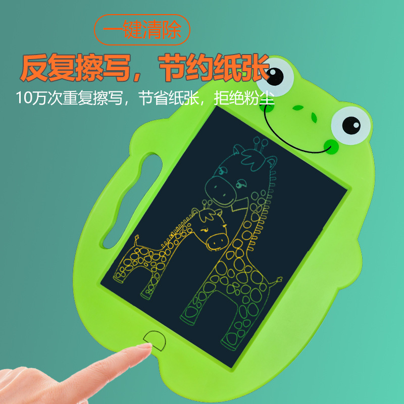 Giấy bìa cứng Cartoon cho những tấm ván ếch dễ thương và 10 inch cho trẻ em.