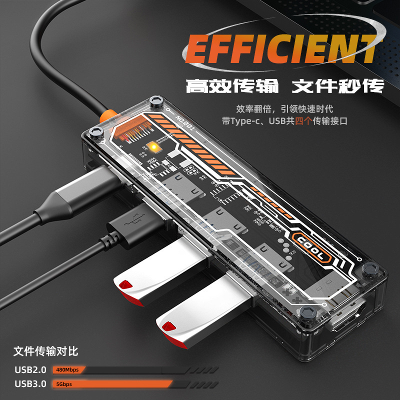 Trình xử lý tùy chỉnh các trạm mở rộng loại C HDMI đa mục đích trung tâm HDMI cao làm sạch usb3.0