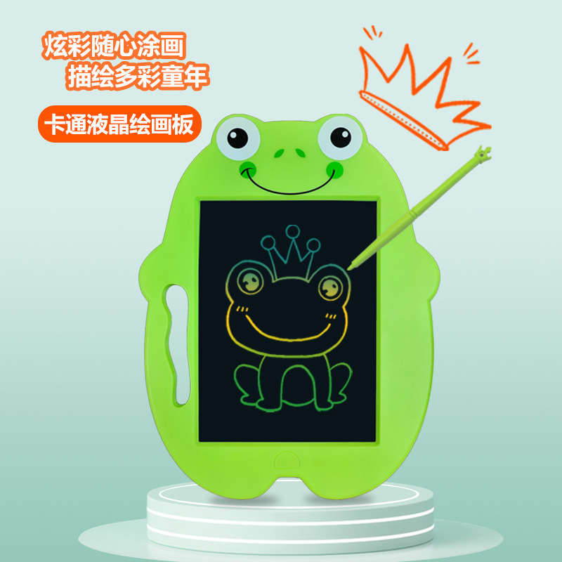 Giấy bìa cứng Cartoon cho những tấm ván ếch dễ thương và 10 inch cho trẻ em.