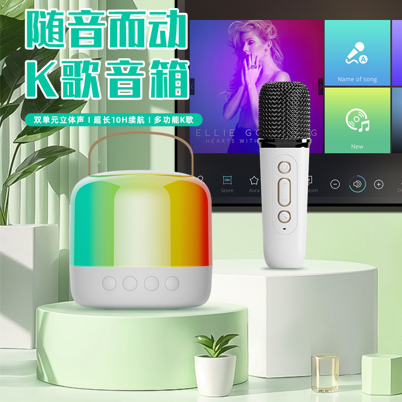 Họ nói tiếng nói tự chọn bên ngoài nhà với micro k-phone không dây