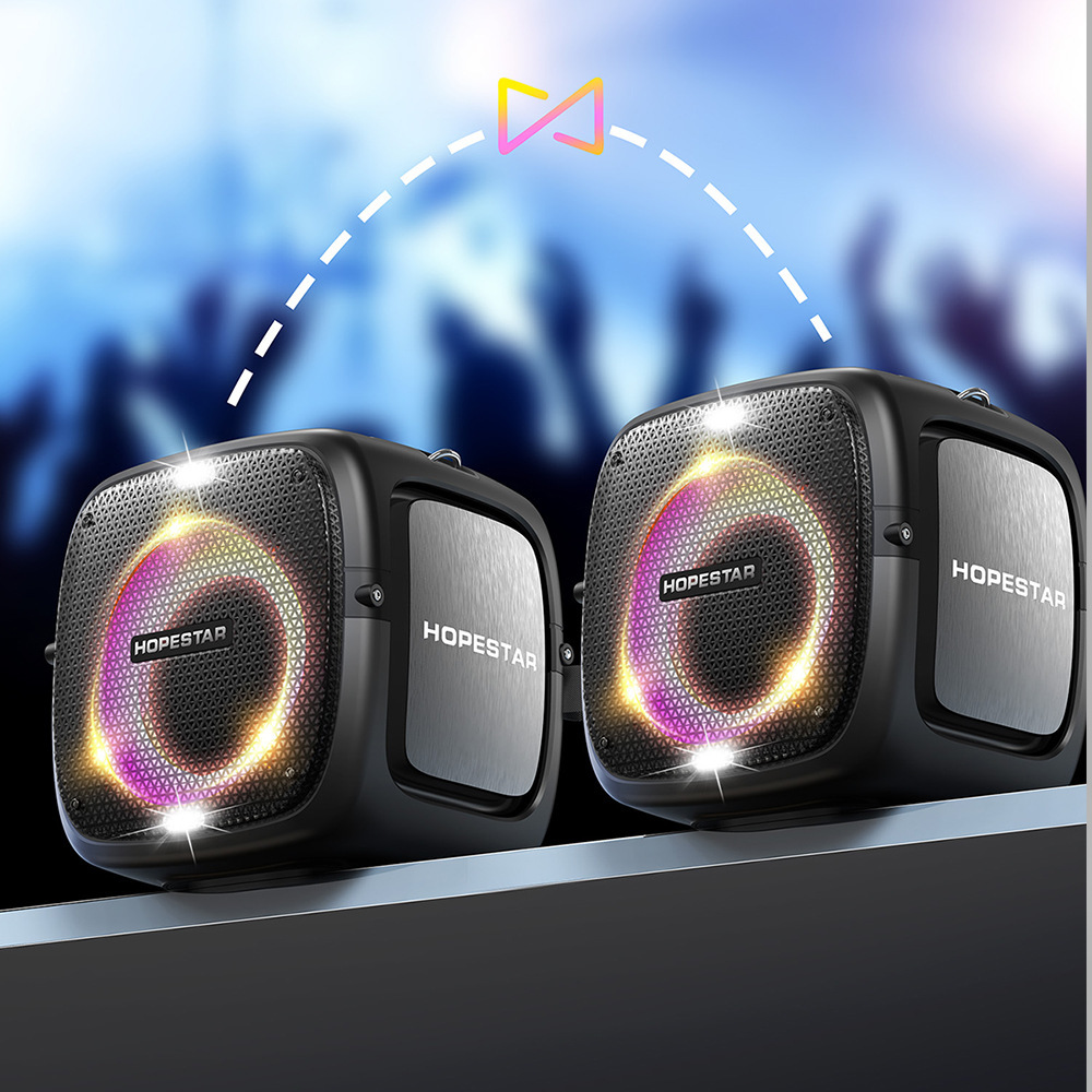 Loa trầm di động Bluetooth HOPESTAR PartyOne 80W 2 micro