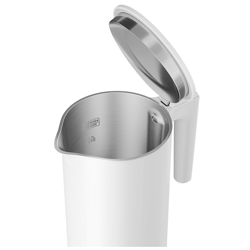 Cái ấm nước điện của Mime 2.7 L lớn là ấm nước nóng 304 không rỉ.