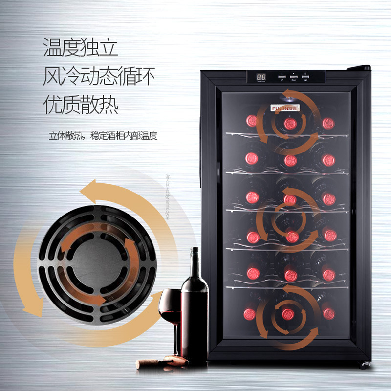 Một tủ lạnh có tủ trà lạnh.