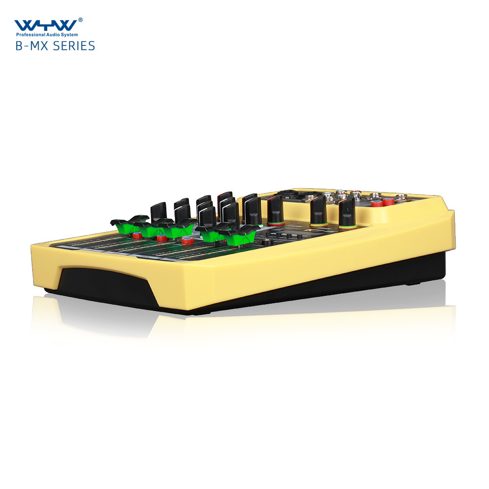 Cross-border 4x4 conference sound U.S.B. Bluetooth audio processor, K-song live sound card