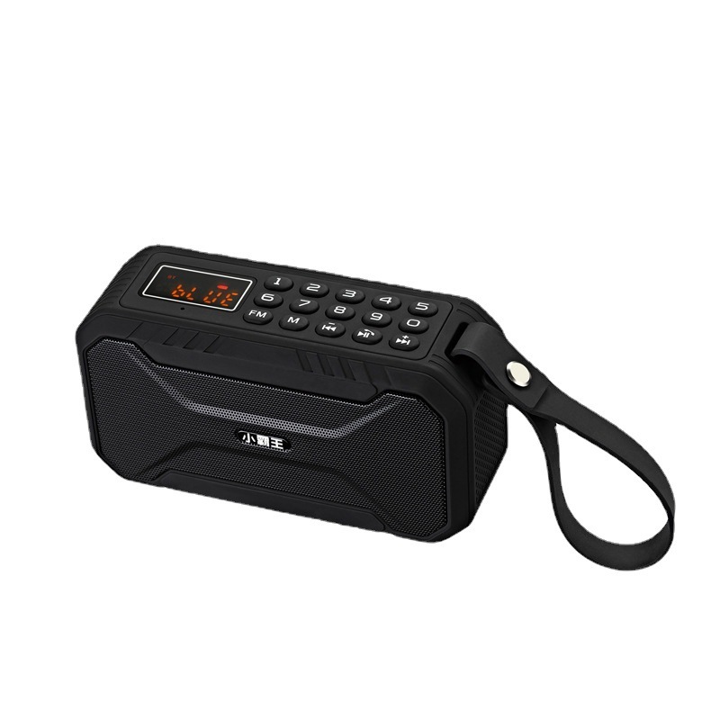 Hộp Bluetooth sẽ được cắm vào một chiếc radio cầm tay nhỏ dành cho người già ở bên ngoài.