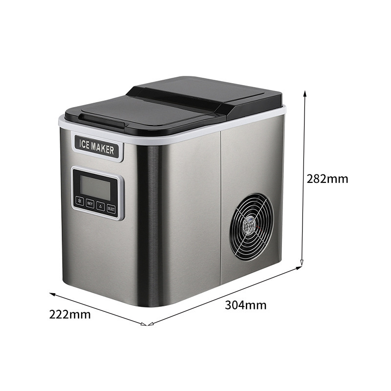 Nhà máy băng 12 kg với sữa và trà nhỏ thiết bị, phòng ngủ nhỏ