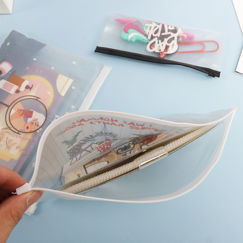 การ์ตูนสร้าง PVC ถุงไปรษณีย์แบบทรานซิชัน PVC กระดุมพลาสติก ถุงทราย