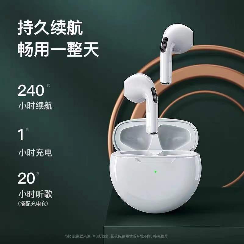 Chiếc điện thoại đầu không dây J6 mới 5.0 stereo tws 5 thế hệ trước 6 công ty thương mại xuyên nước ngoài