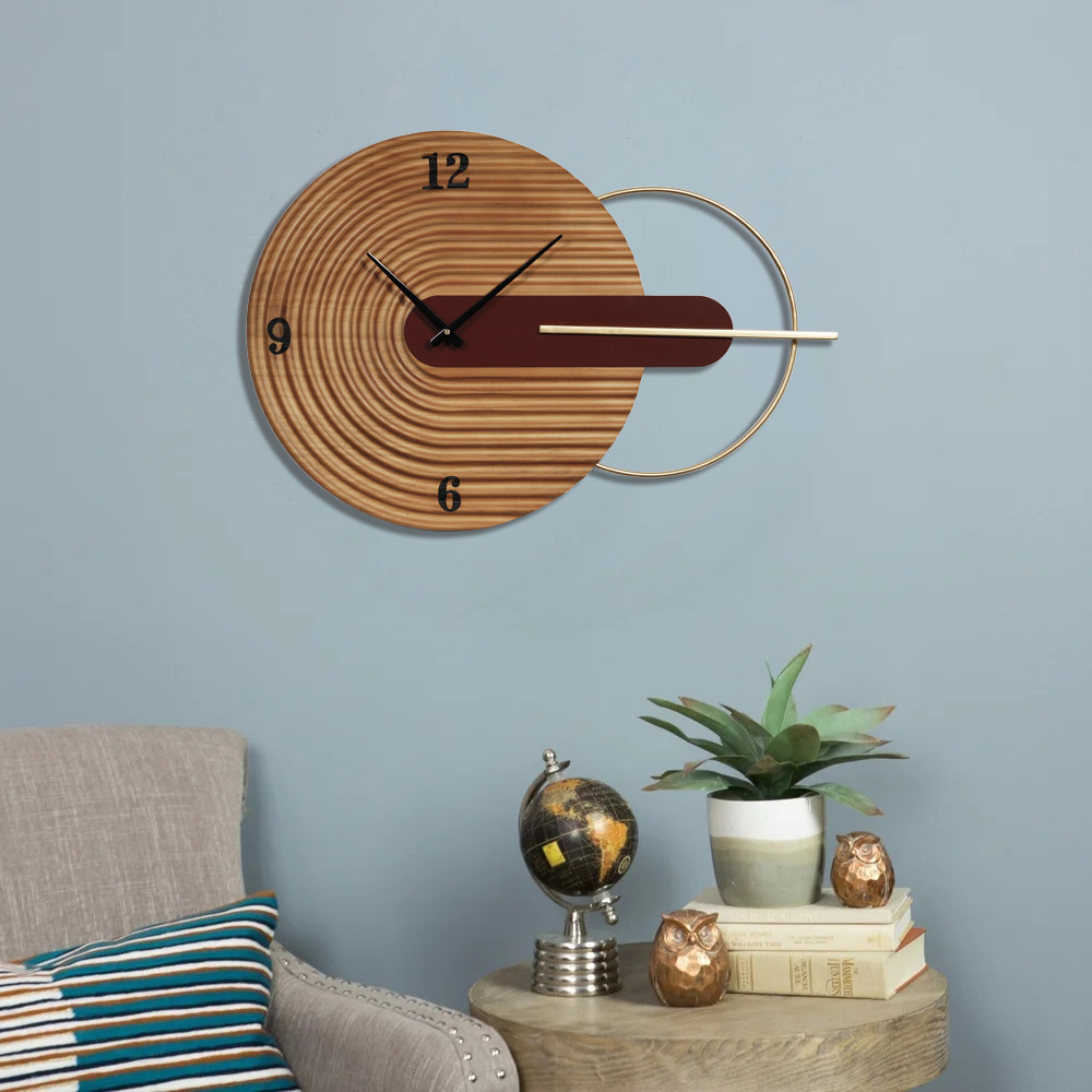 I need to book a wooden fashion creative clock.