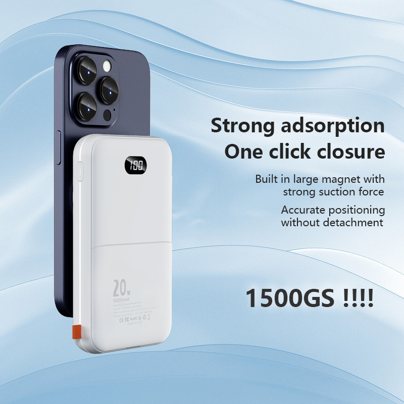 Một bộ nạp điện hai dây 10 ngàn mm... điện thoại di động có nguồn năng lượng, máy lọc từ tính.
