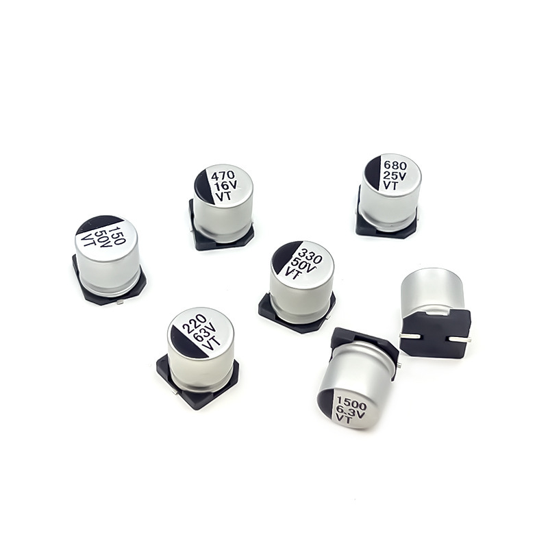 Aluminium electrolytic capacitor 25v10uf 4x5.4 LED power switch capacitor