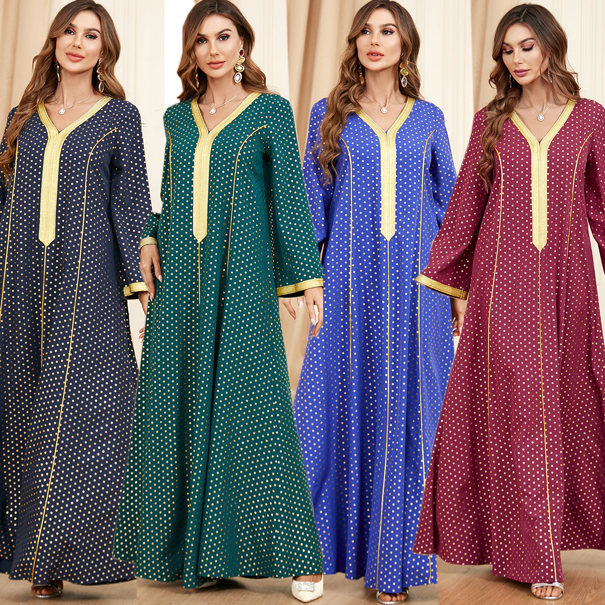 3396 Middle East Arab dress of Baya woman-in-chief muslim cross-border dress