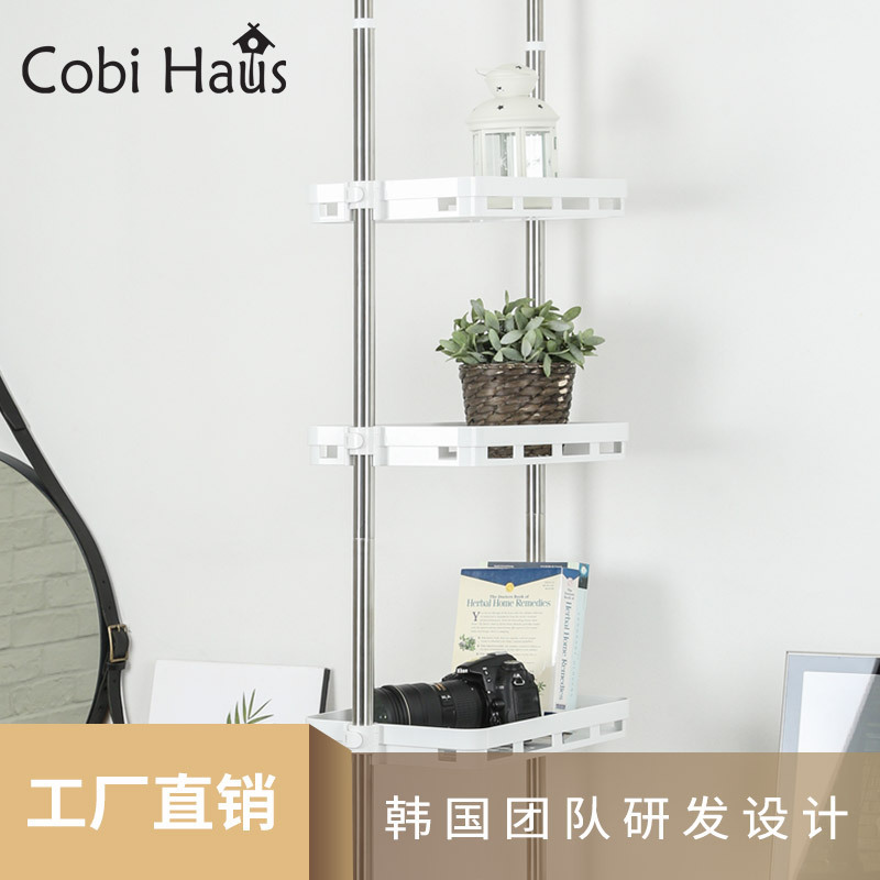 Một cái kệ trải dài 3 tầng trong phòng khách nhà bếp của phòng tắm không thể chịu được.