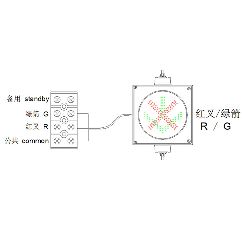 加工定制交通红绿灯信号灯车道指示灯路口警示灯工程厂家批发定做