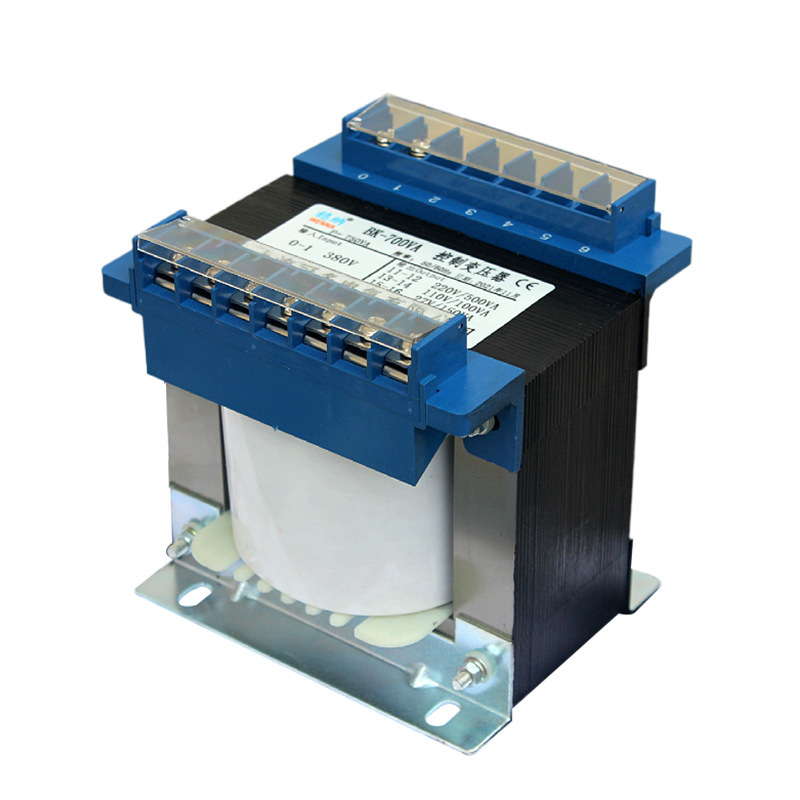 ตัวแปลงเครื่องควบคุมแบบเดี่ยวทนทาน 380 x 220v Isolator ตัวแปลง BK- 700VA